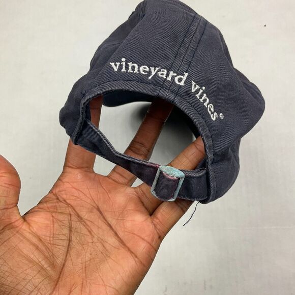 Vineyard Vines Unisex Adjustable Baseball Cap Blue Whale Logo Casual Hat OS - Picture 5 of 10